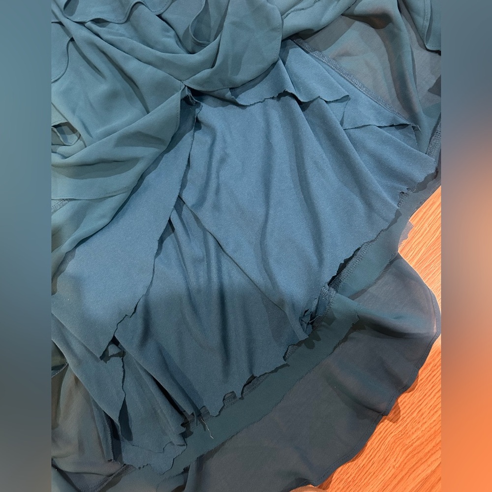 Lulu’s teal midi dress ***see description - Picture 2 of 2